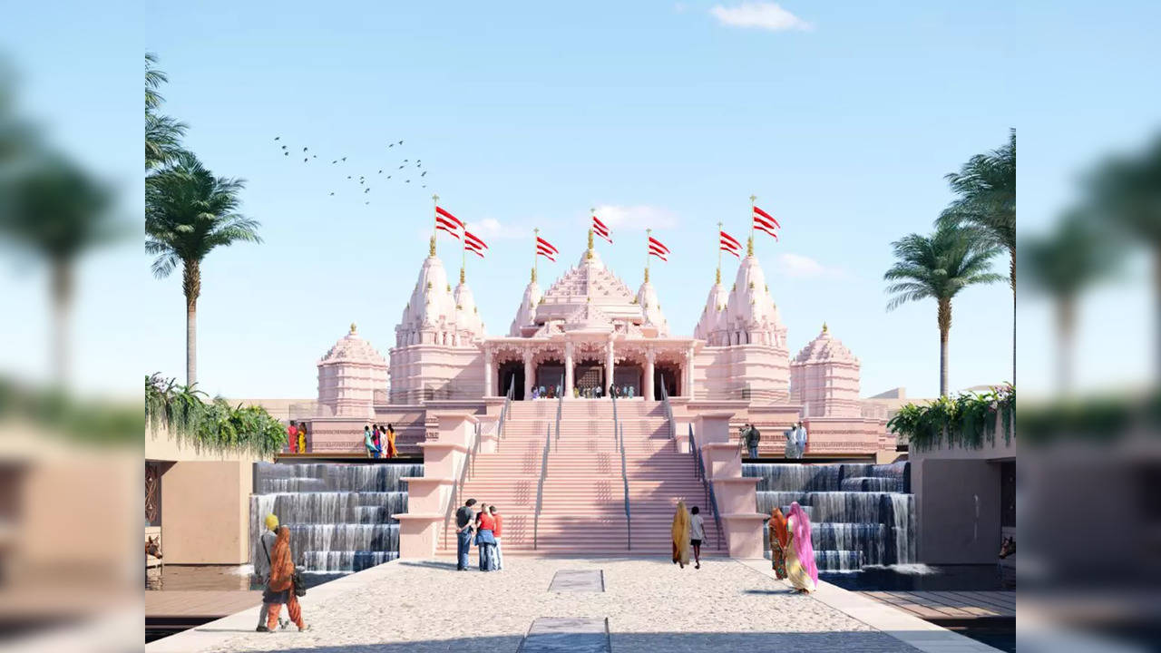 BAPS Hindu Temple's Construction Is Underway in Abu Dhabi