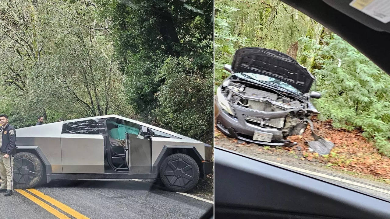 Tesla Cybertruck Accident