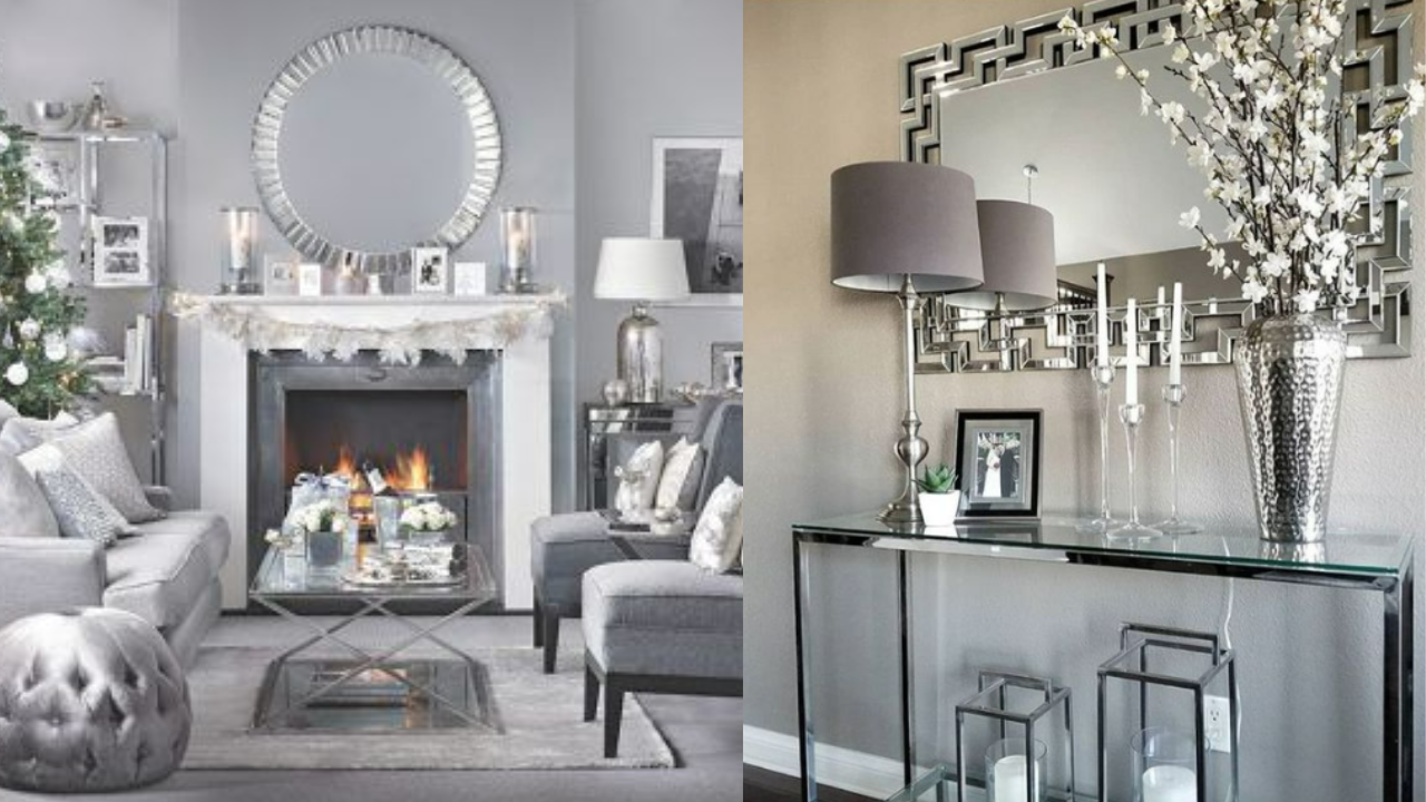 Add these silver home decor pieces to your home for a rich and opulent look. Pic Credit: Pinterest