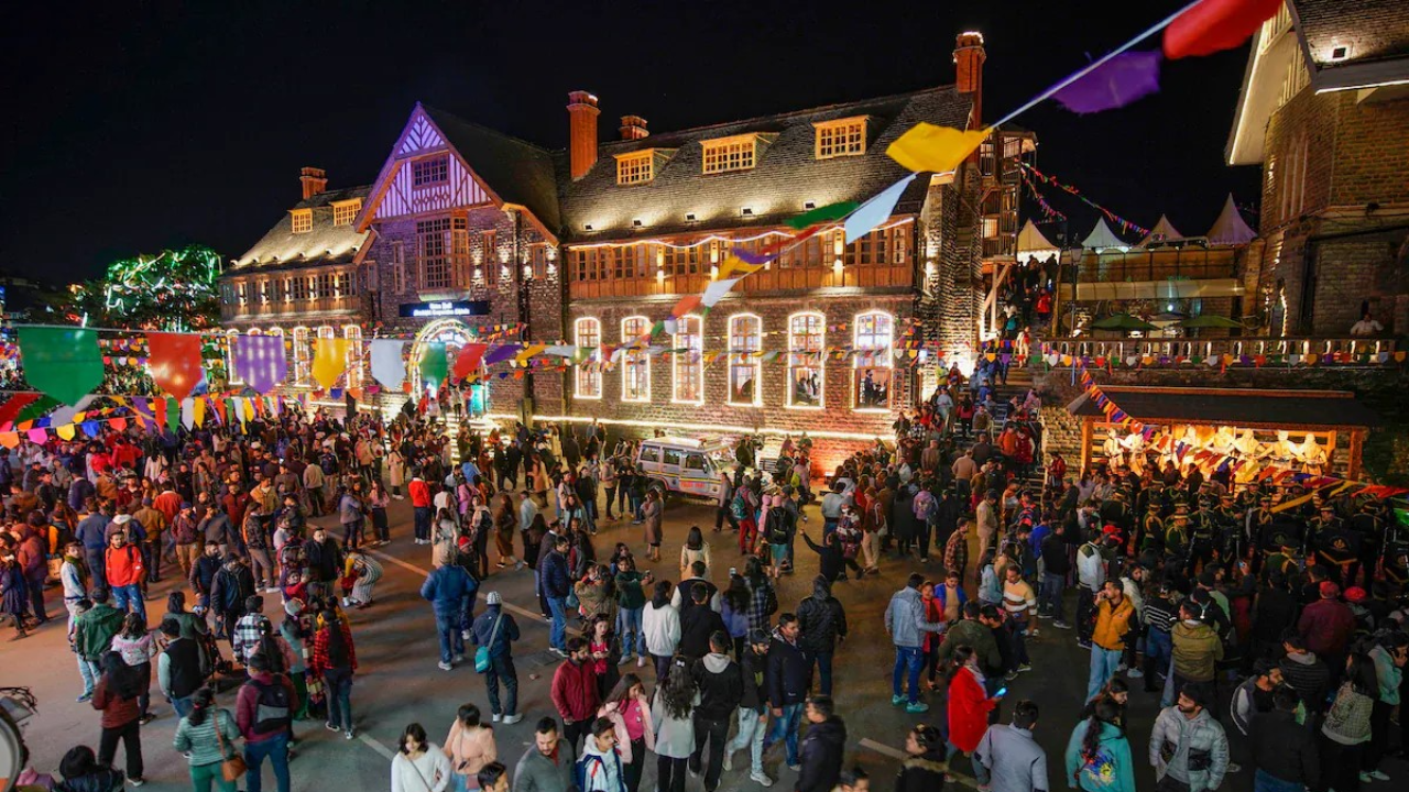 Tourists in Shimla