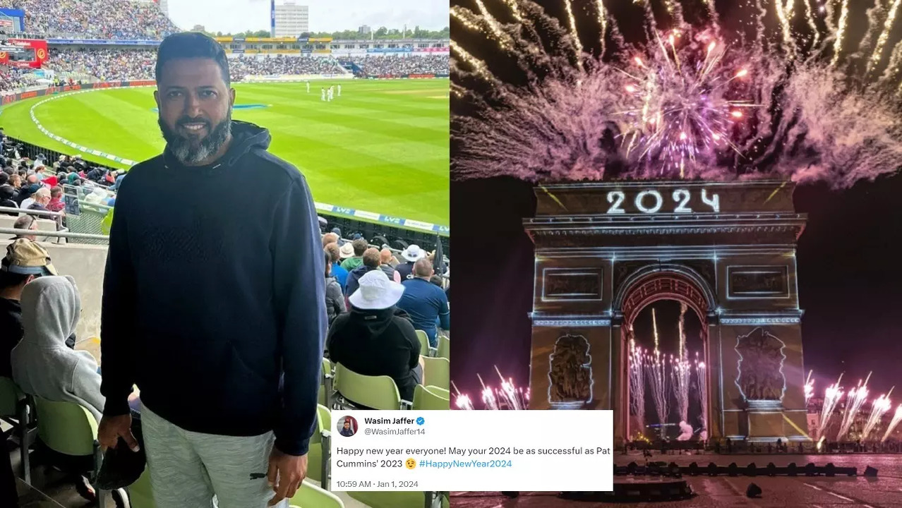 Wasim Jaffer's unique New Year wishes for fans goes viral.