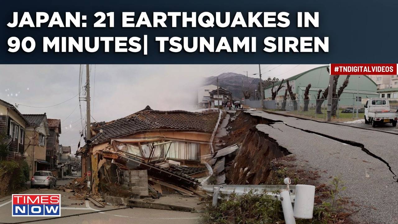 Watch Earthquake Rocks Japan Triggers Tsunami Warning Govt Urges