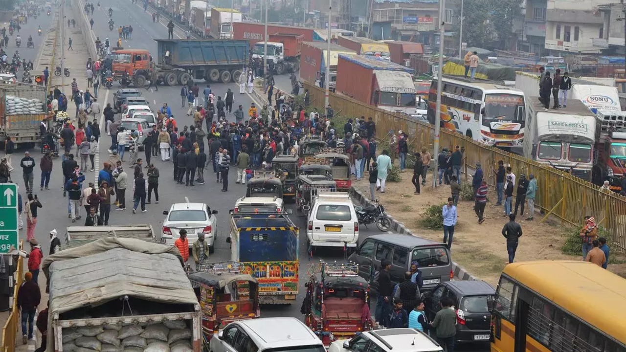 Truck Drivers' Protest