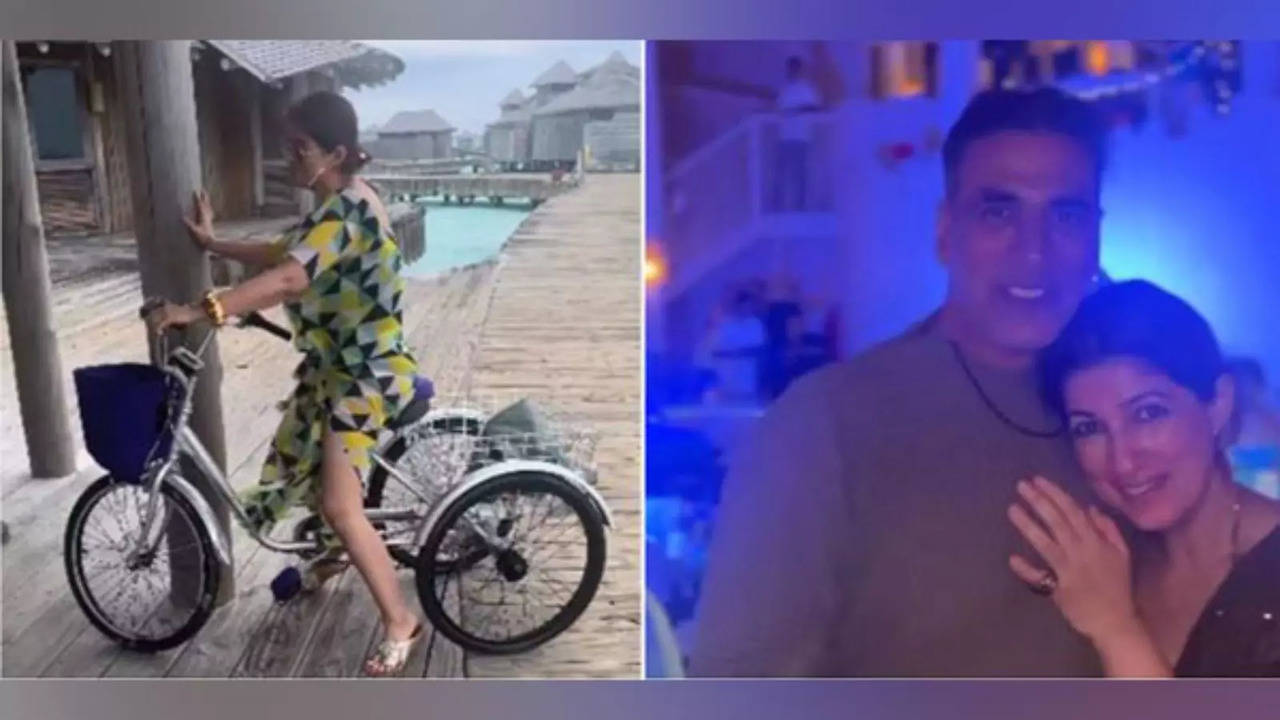 Twinkle Khanna Bangs Her Bike Into A Pole In Maldives, Leaves Hubby Akshay Kumar In Splits. WATCH