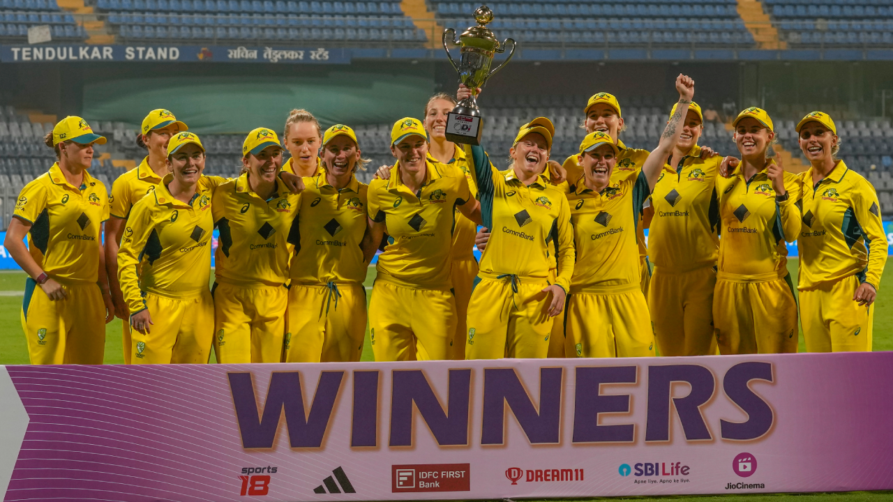 australia women odi series india trophy ap