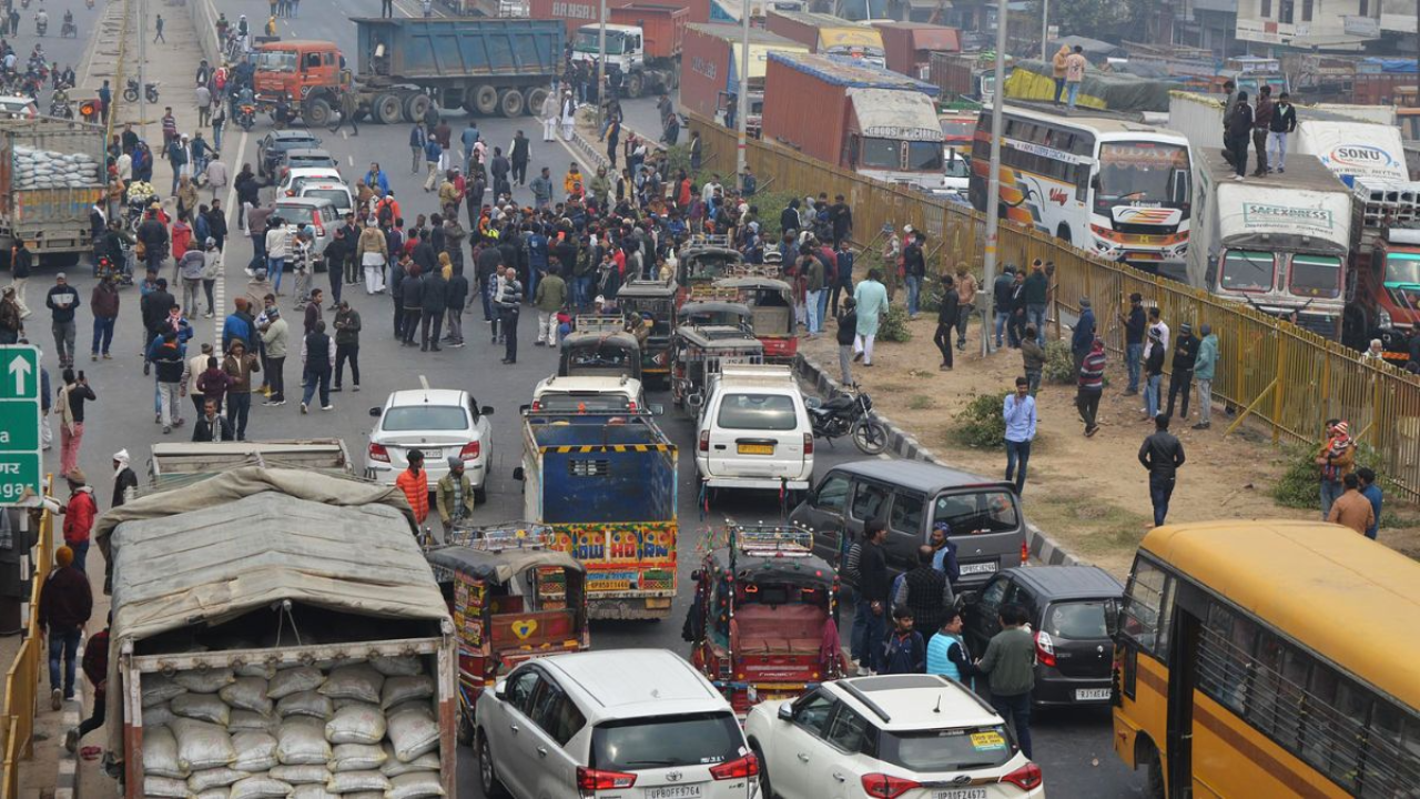 Truckers' protest