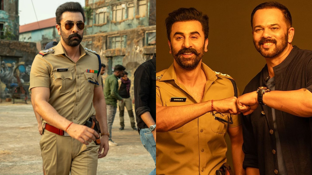 Has Ranbir Kapoor Joined Rohit Shetty's Cop Universe? Animal Actor Dons Police Uniform, Sports Moustache In Viral Pics