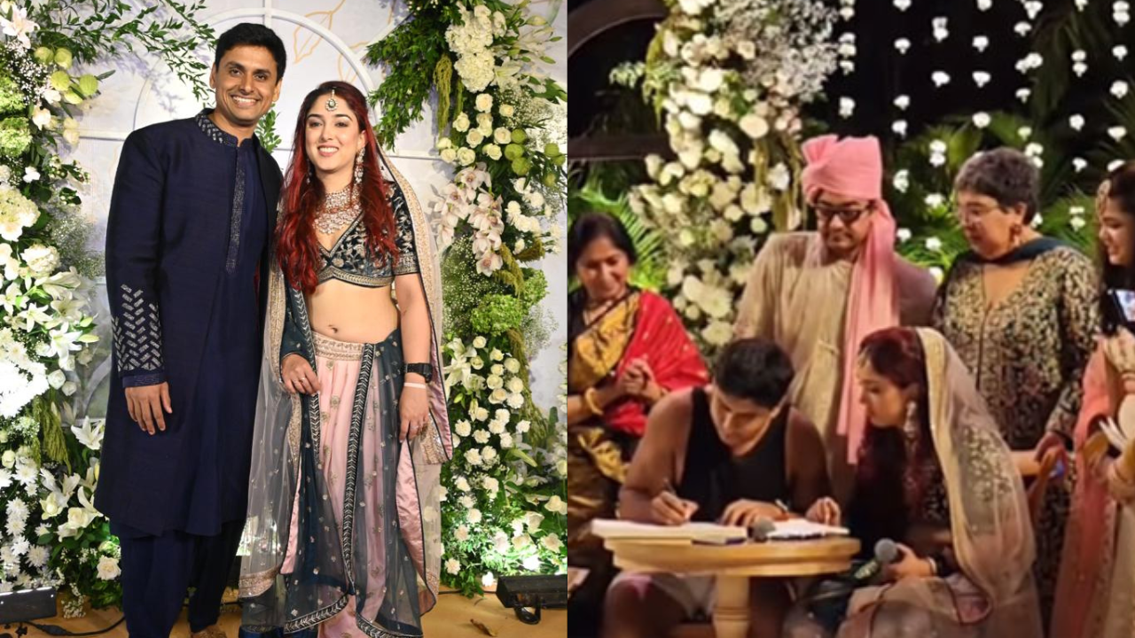 Ira Khan Wedding: Nupur Shikhare Marries Aamir Khan's Daughter In Athleisure, Later Changes Into Sherwani