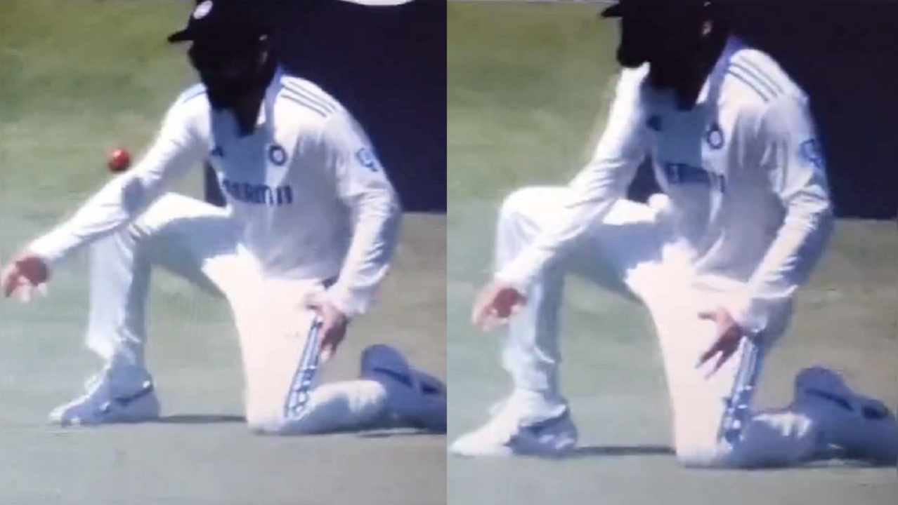 Virat Kohli Gets Hit On Face While Stopping The Ball