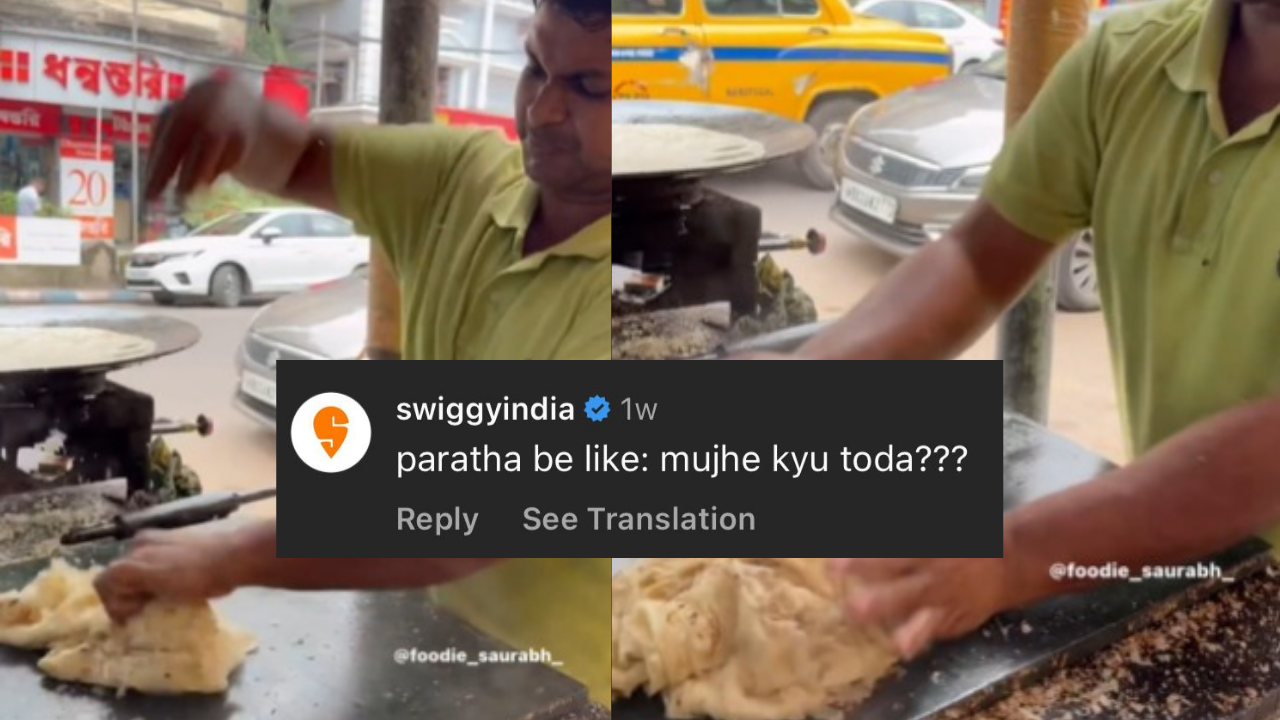 Swiggy Reacts to Kolkata's Viral Pitai Paratha Video