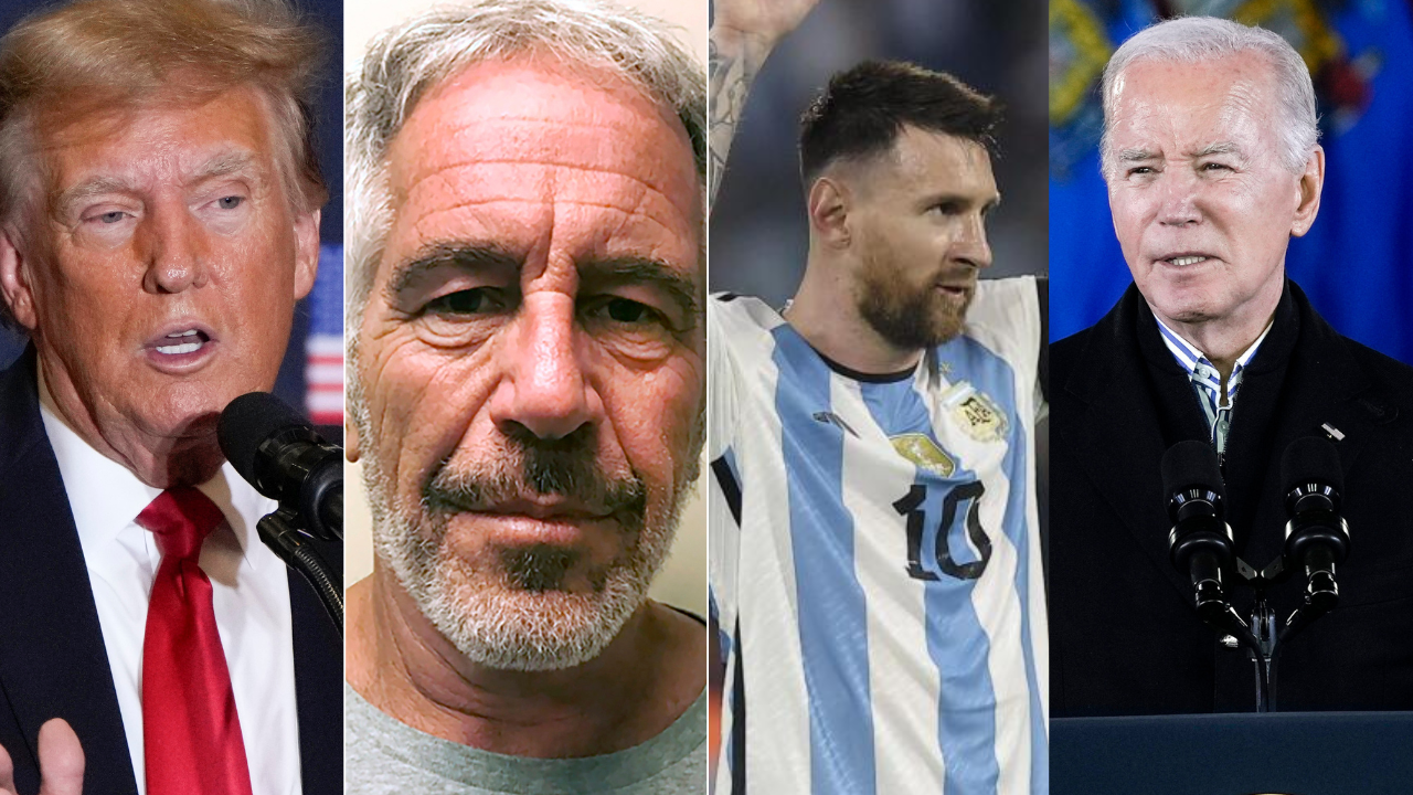 Donald Trump, Jeffrey Epstein, Messi And Joe Biden