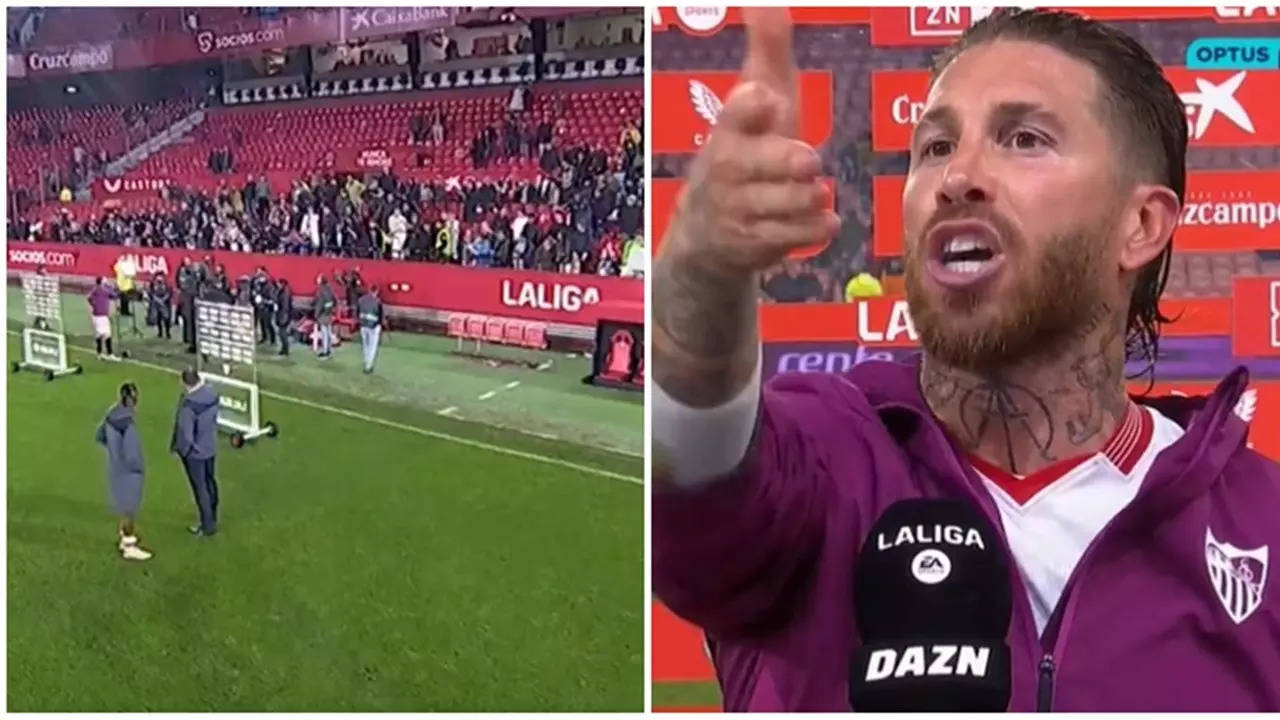 sergio ramos silenced a heckler