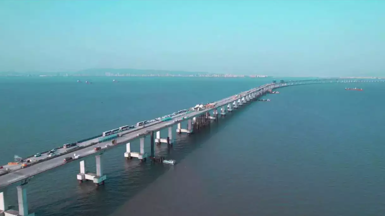 The 22-km Sewri to Navi Mumbai bridge over the Thane creek will be inaugurated by PM Modi next Friday.