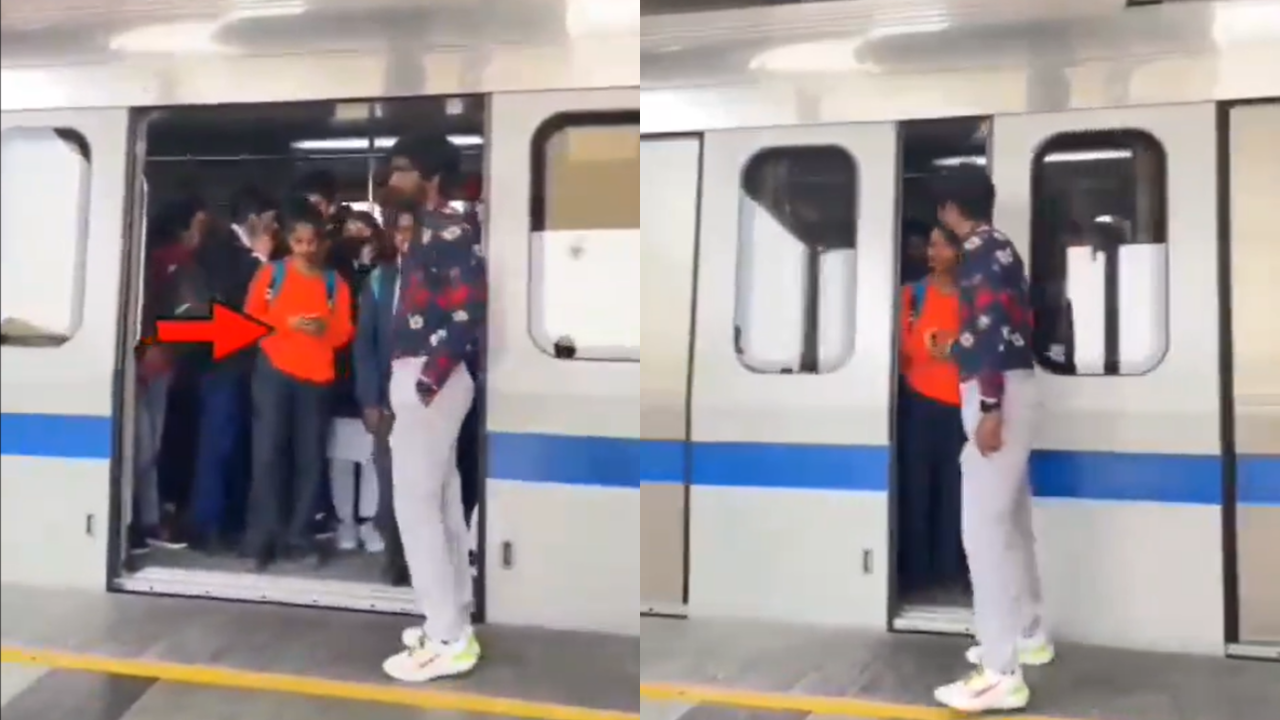 Delhi metro viral video