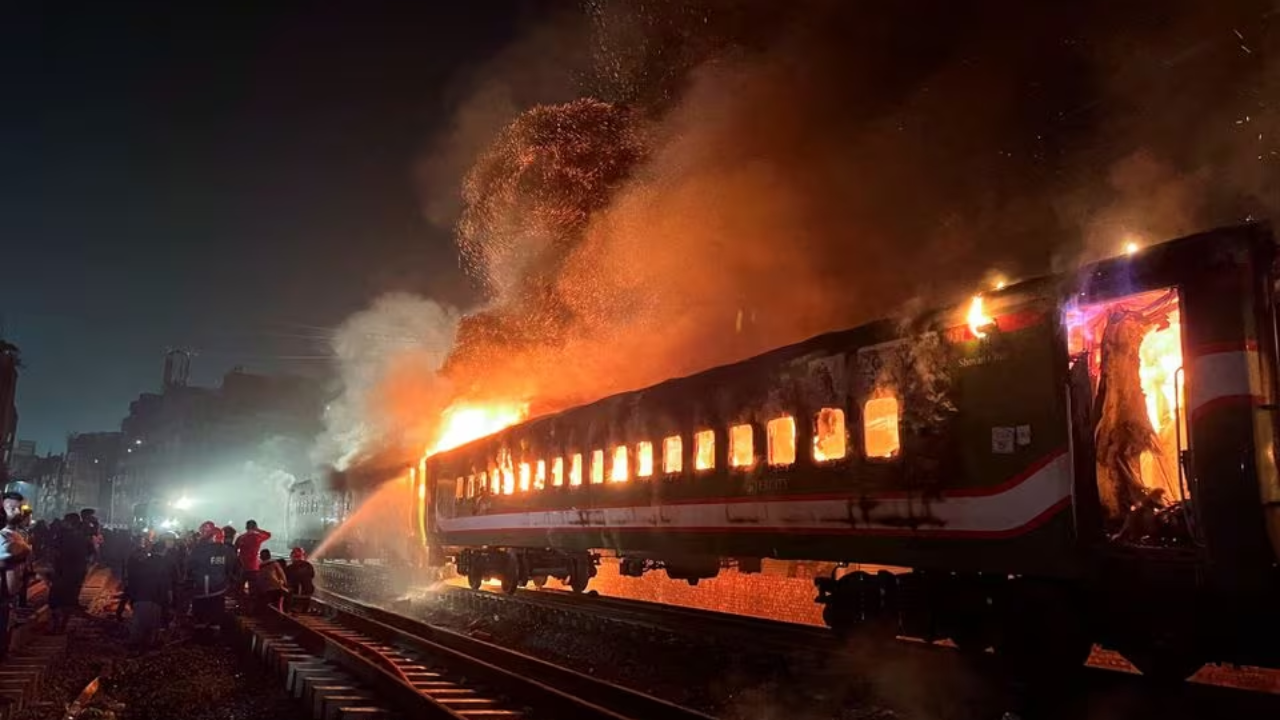 Bangladesh Train Fire