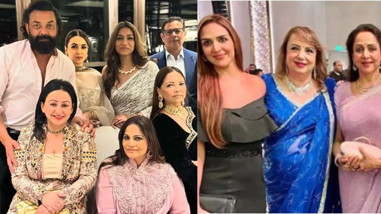 Bobby Deol, Esha Deol, Hema Malini And More Celebs Attend Simone Khan's Son's Wedding Reception In Style. See PICS