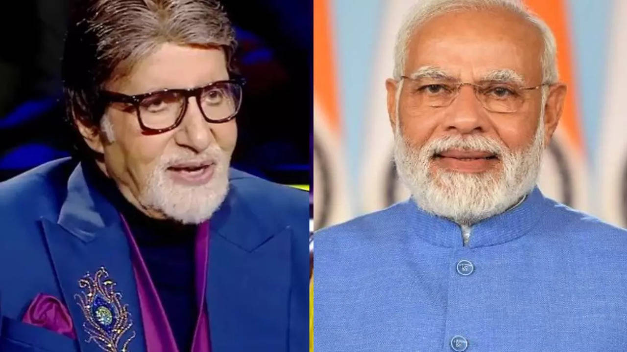 Amitabh Bachchan Playfully Channels PM Narendra Modi’s Vibe, Fans Say ‘Modi Ji Vs AB Ji’