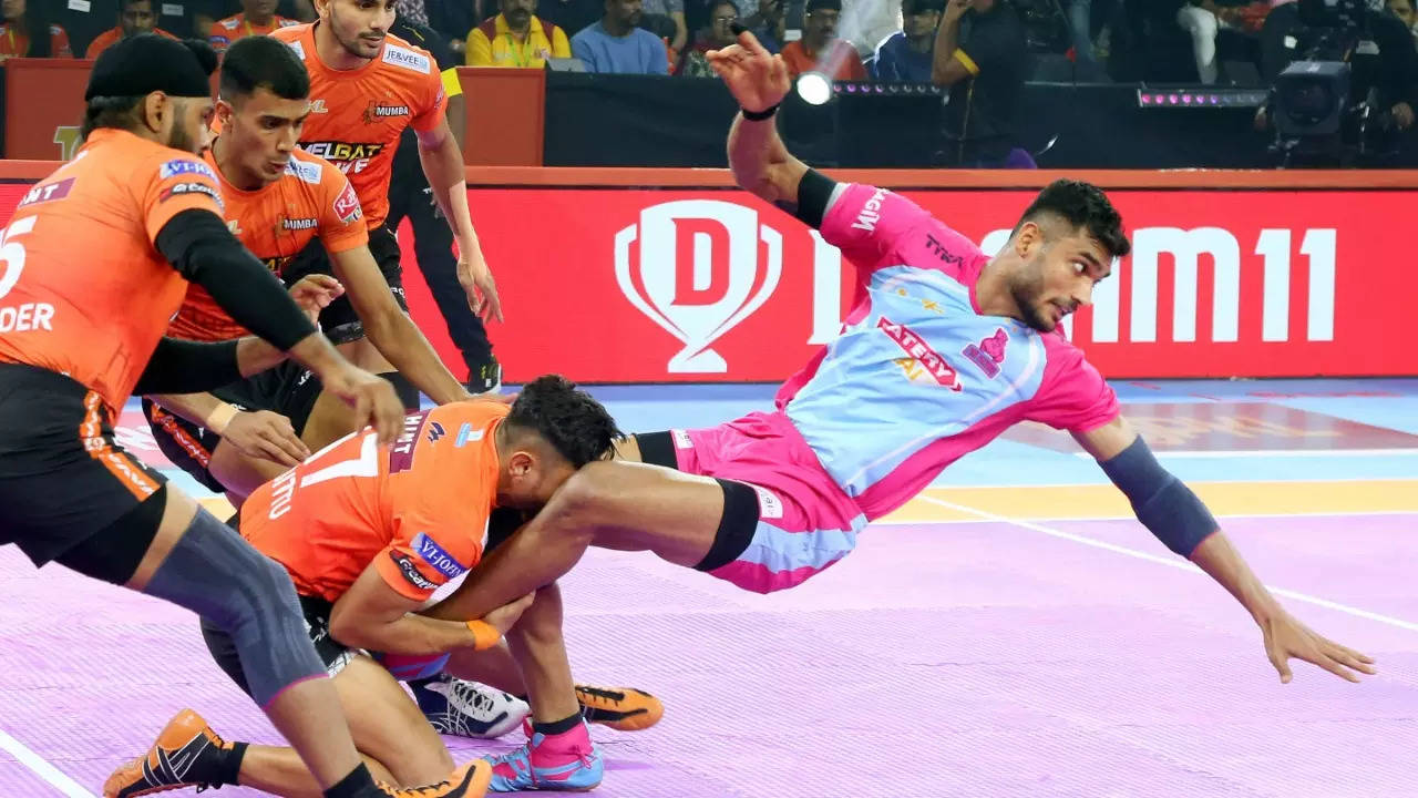 PKL Season 10: Gujarat Titans Beat Telugu Titans, Jaipur Pink Panthers Decimate U Mumba