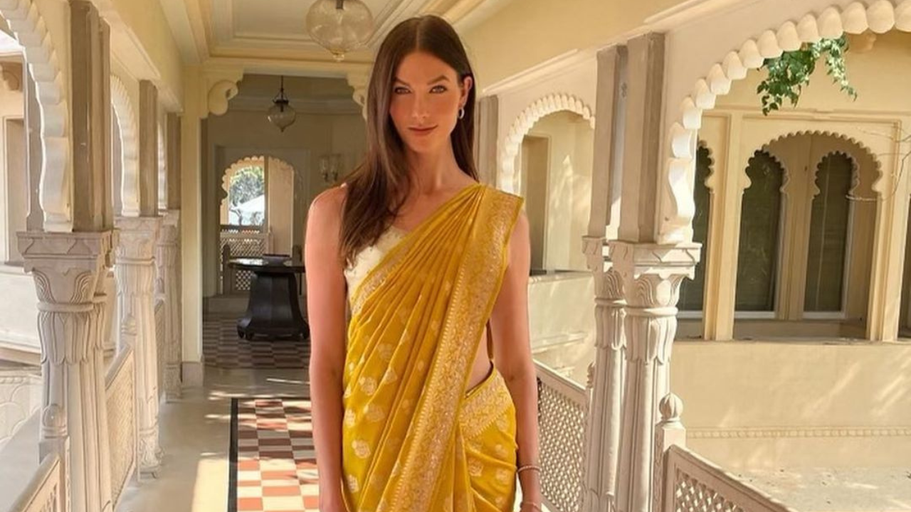 Karlie Kloss wears Anita Dongre for Udaipur wedding