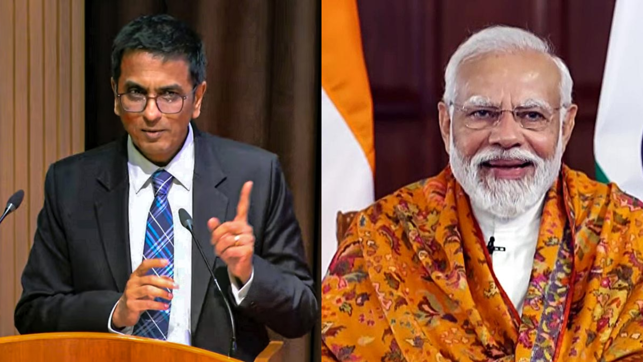 CJI DY Chandrachud Speaks In Gujarati At Rajkot Event, PM Modi Reacts