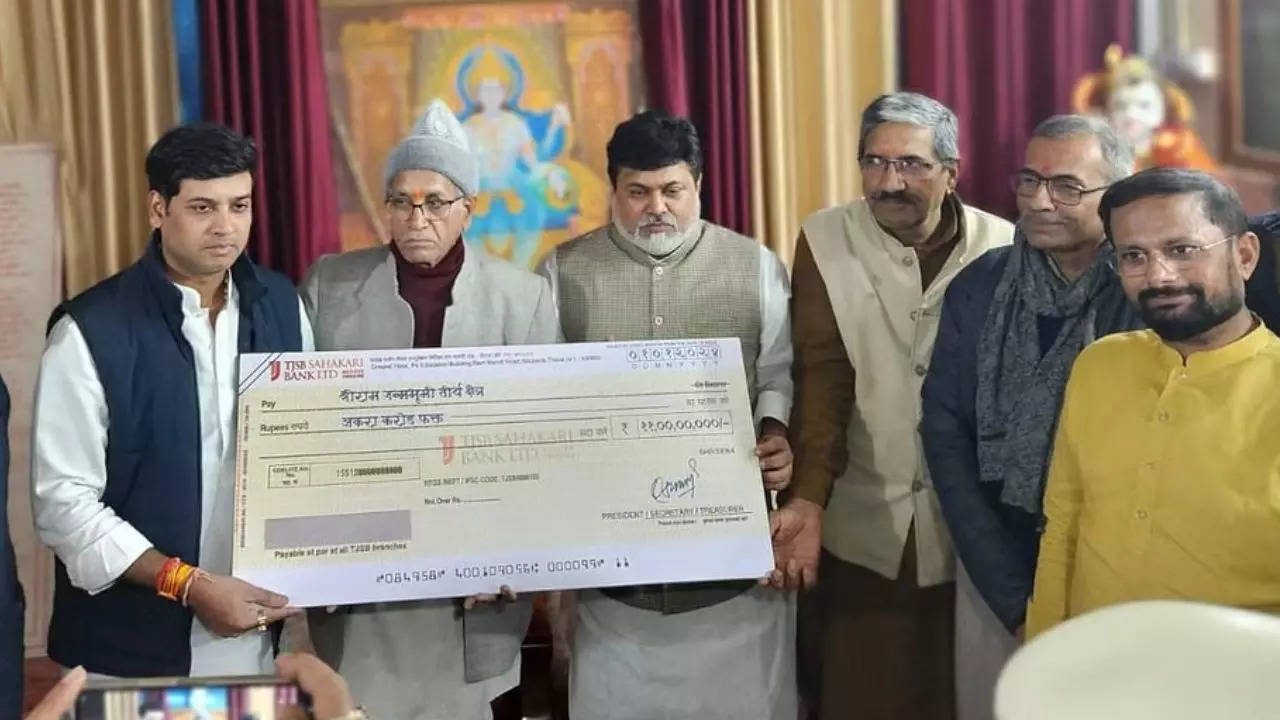 MP Shrikant Shinde donates Rs 11 crore to Shri Ram Mandir Trust