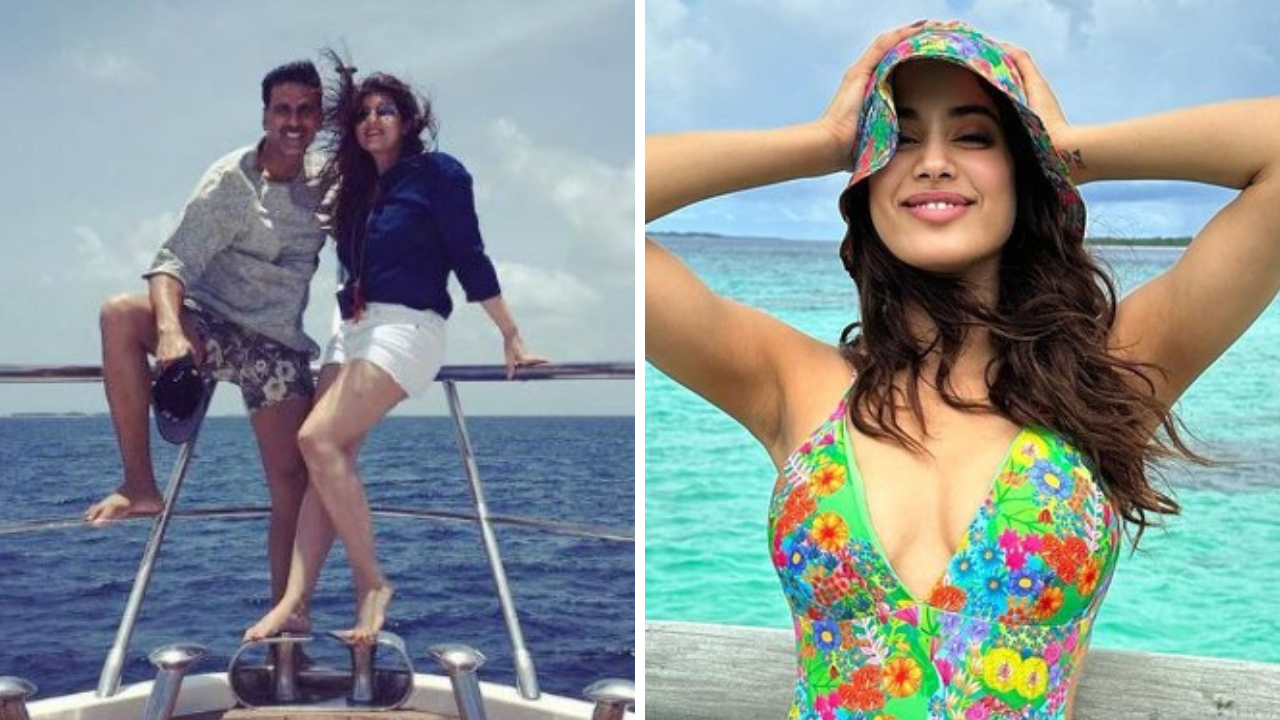 Akshay Kumar, Janhvi Kapoor enjoy Maldives trips