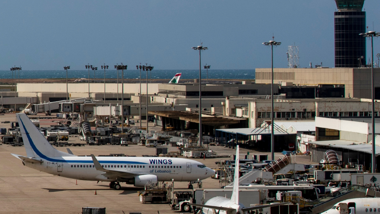 Lebanon Airport Screens Displayed Anti-Hezbollah Messages