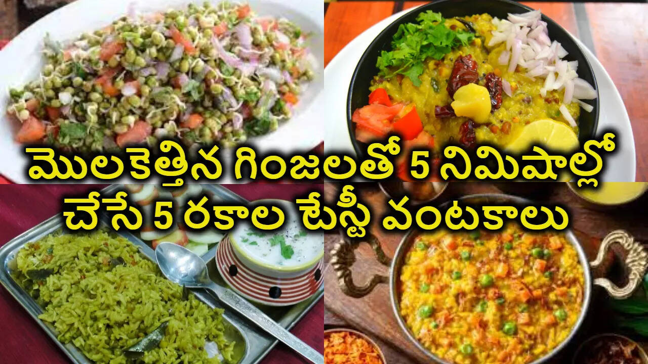 మొలకెత్తిన గింజలతో 5 నిమిషాల్లో చేసే 5 రకాల టేస్టీ, హెల్దీ వంటకాలు మీ