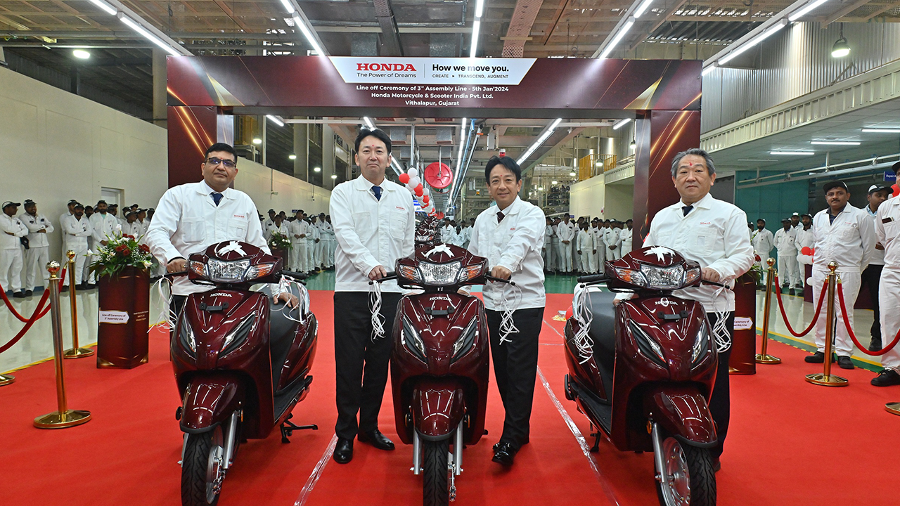 HMSI has inaugurated a 3rd Assembly Plant