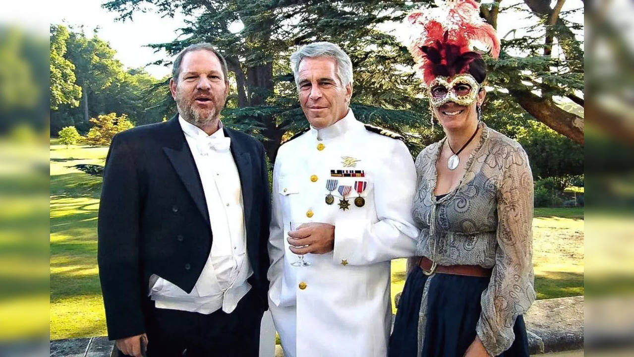 Jeffrey Epstein and Ghislaine Maxwell at Windsor Castle UK.