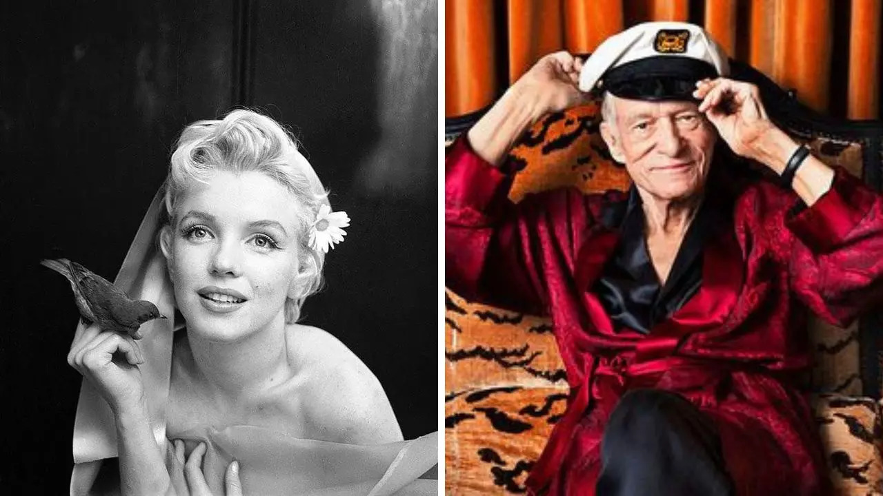 Marlyn and Hugh Hefner