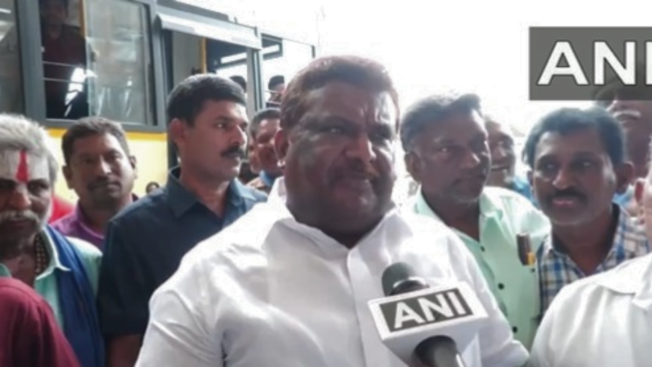 Tamil Nadu Transport Minister SS Sivasankar