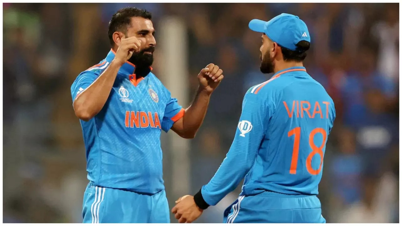 Virat Kohli congratulates Mohammed Shami on receiving Arjuna Award ...