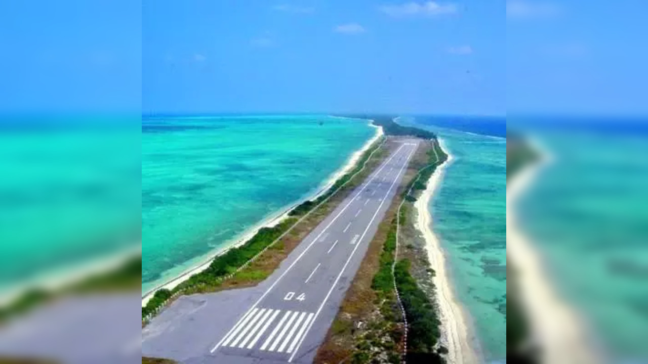 Lakshadweep airport agatti island.