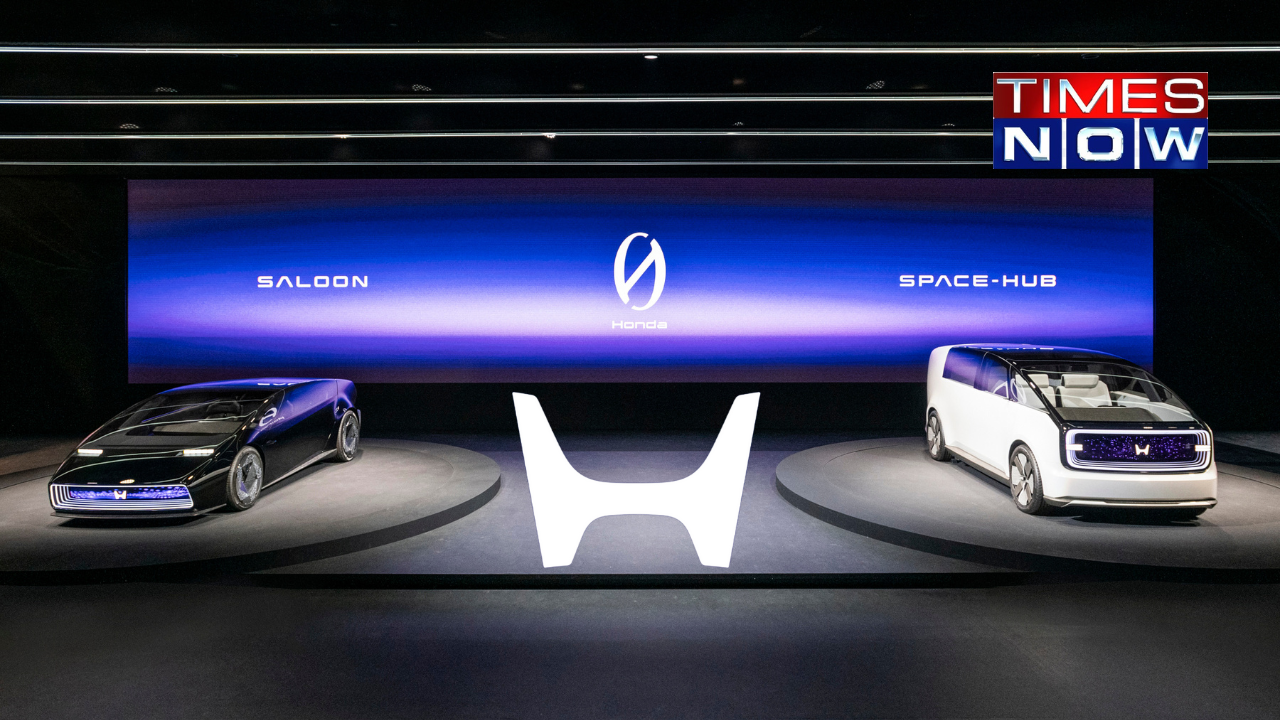 Honda Saloon & Space-Hub EV Concepts Under ‘Honda 0 Series’ With New Logo Showcased At CES 2024