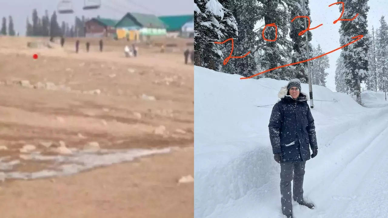 Gulmarg this year, vs 2022.