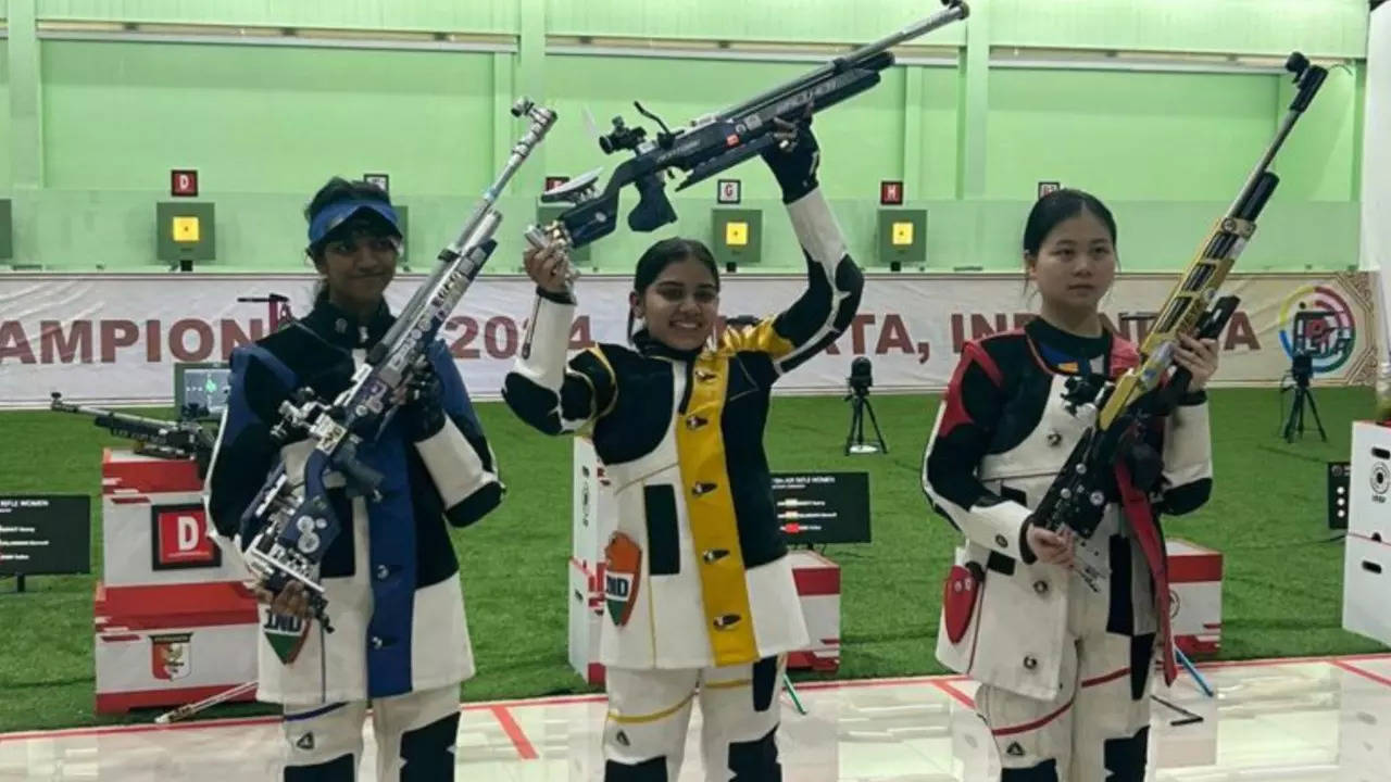 Nancy Clinches Gold, Elavenil Valarivan Grabs Silver In Asia Olympic Qualifiers