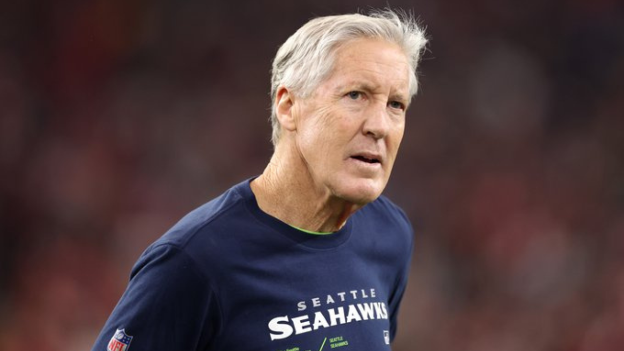 Pete Carroll of the Seattle Seahawks