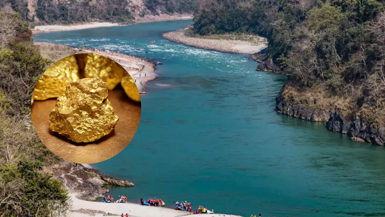 Gold In River 