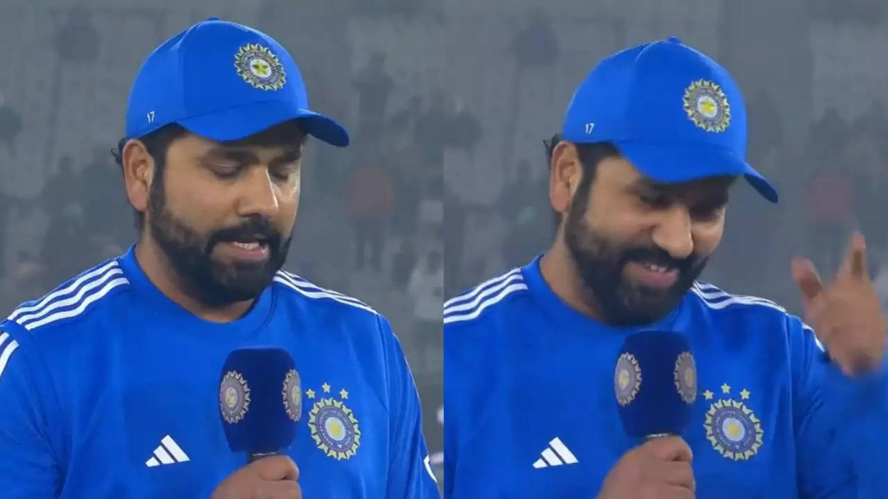 HILARIOUS! Rohit Sharma Forgets Teammate's Name At Toss During 1st T20I Vs Afghanistan | WATCH