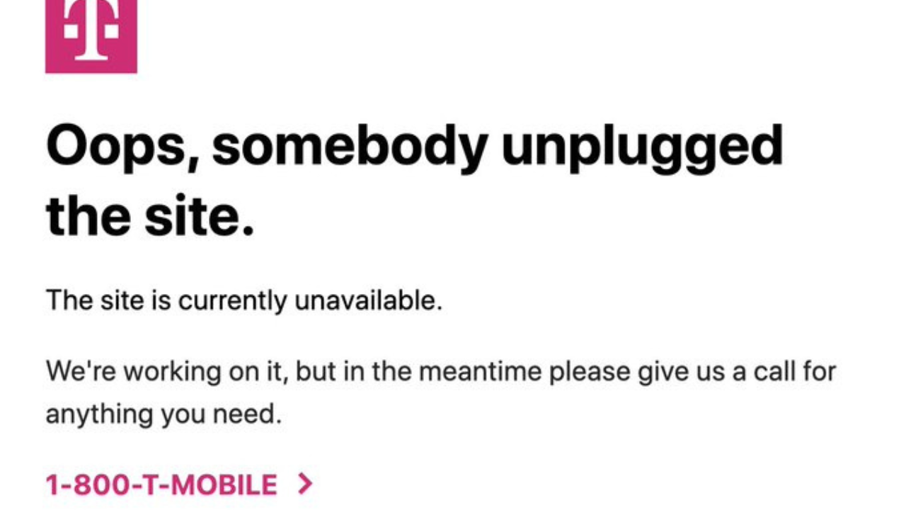 T-Mobile's website and app were down on Thursday