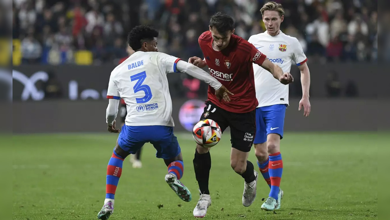 Barcelona beat Osasuna to set up Spanish Super Cup final against Real Madrid