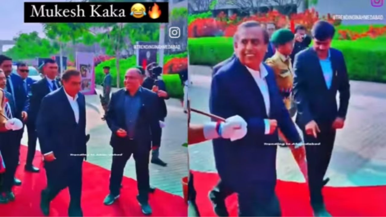 Viral Video: Man Calls Mukesh Ambani as 'Kaka', His Reaction is Winning The Internet. Watch