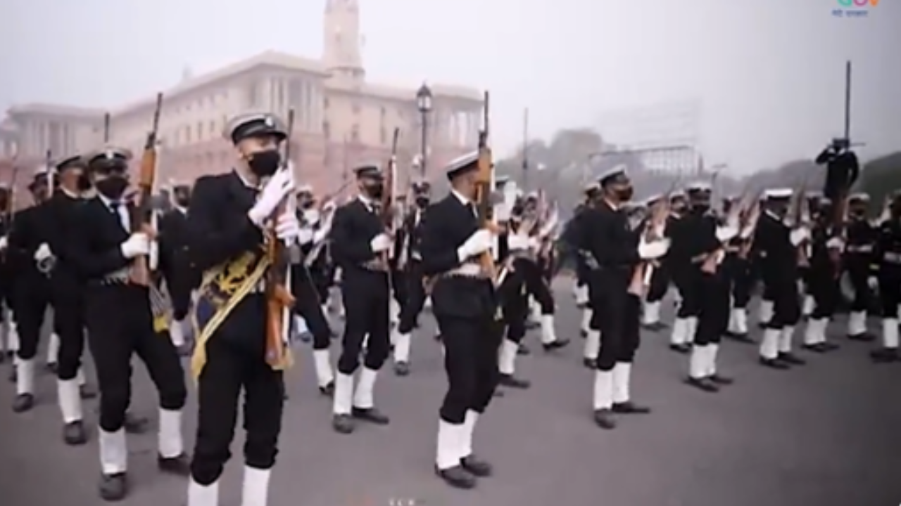 Indian Navy's Band Performance To ‘Monica Oh My Darling’