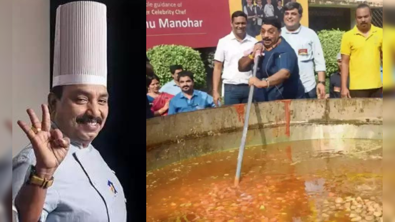 famous chef vishnu manohar ready to make world record 7000 kg ram halwa for for ram lalla on consecration day