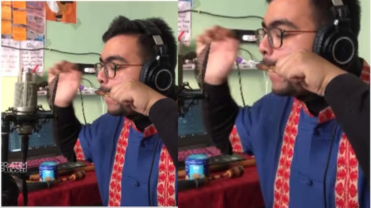 An artist's rendition of 'Jamal Kudu' with Assamese instruments is viral.