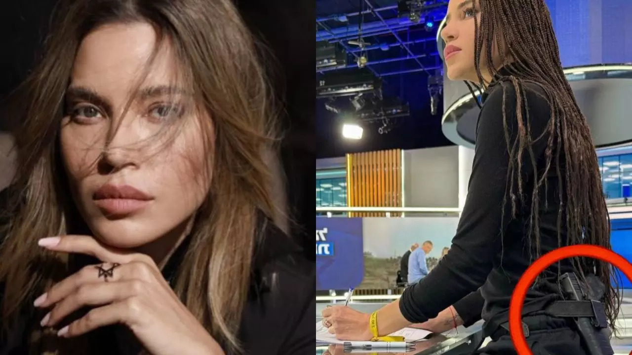 Who Is Nataly Dadon, Israeli Model Carries Gun While Appearing On News Channel