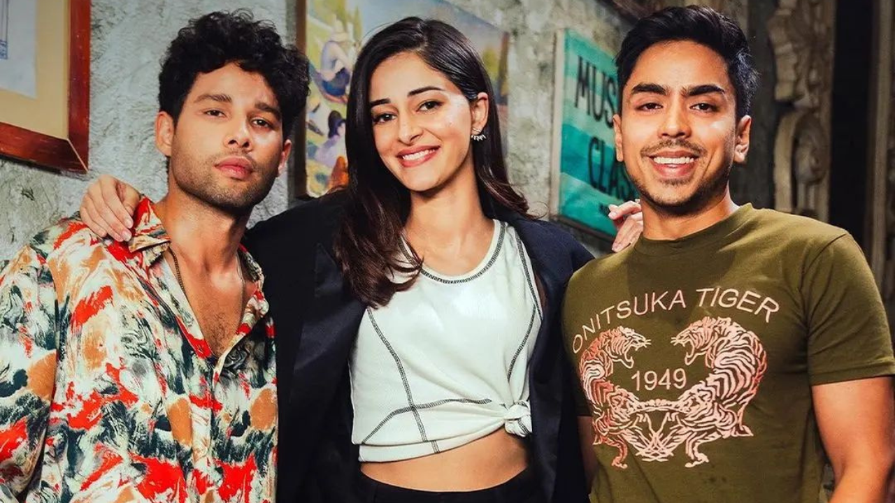 Ananya Panday, Siddhant Chaturvedi and Adarsh Gourav