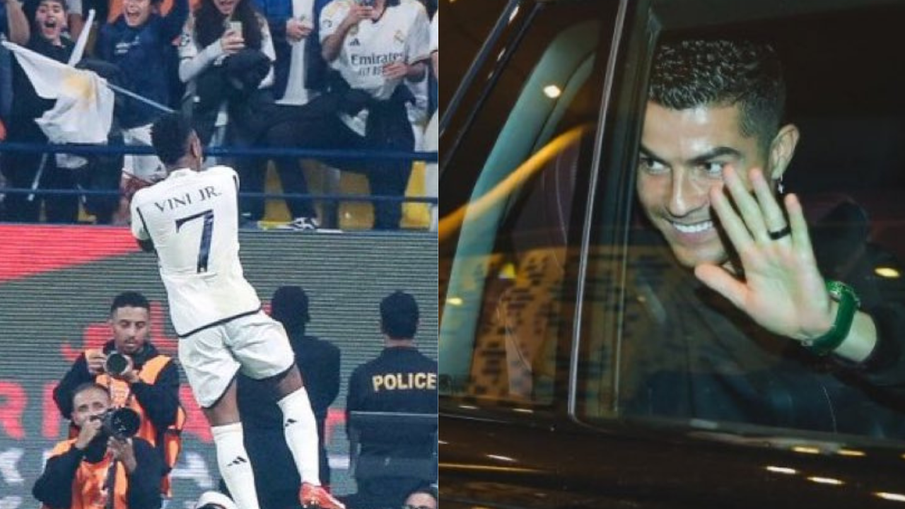 Vinicius Jr hit Ronaldo's Suii celebration