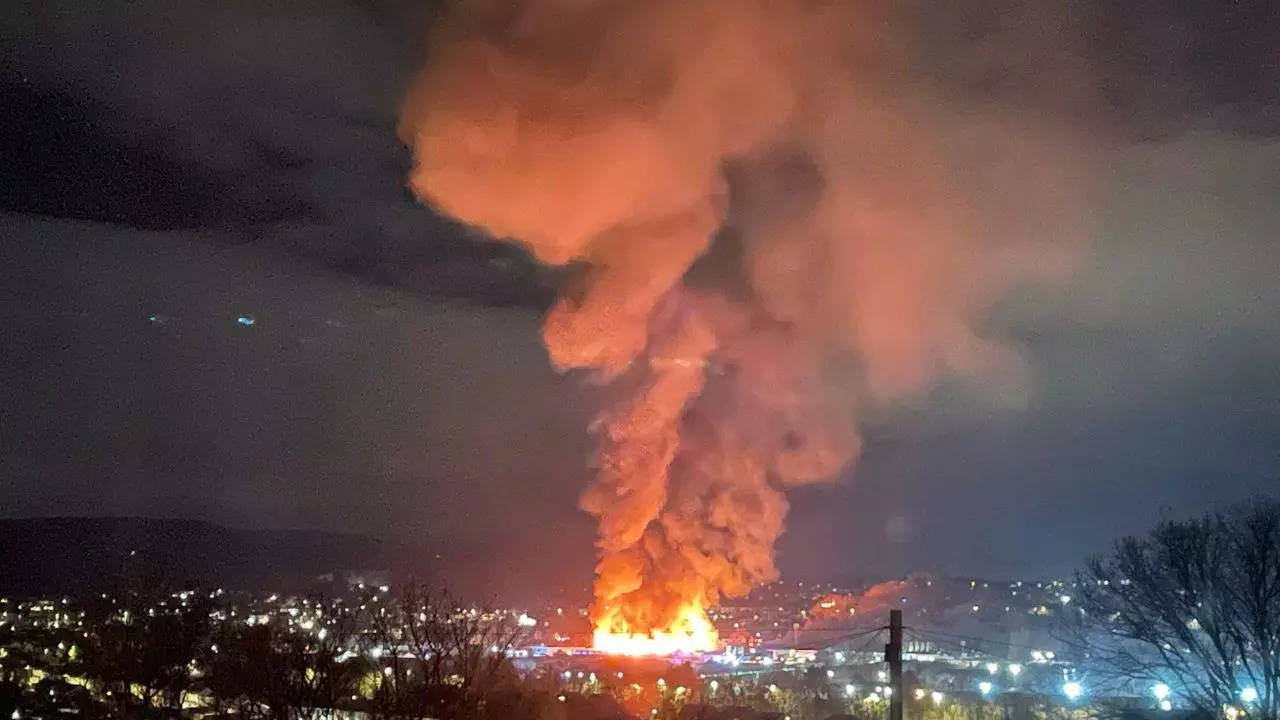 Newport Fire: Firefighters Race To Battle Flames Coming Out Of A Factory Near Tiny Rebel Brewery In South Wales | VIDEO